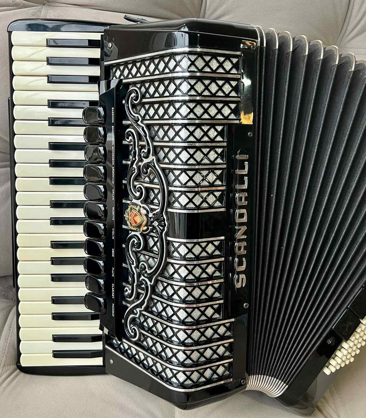 Acordeon Scandalli - Super VI - Farfisa